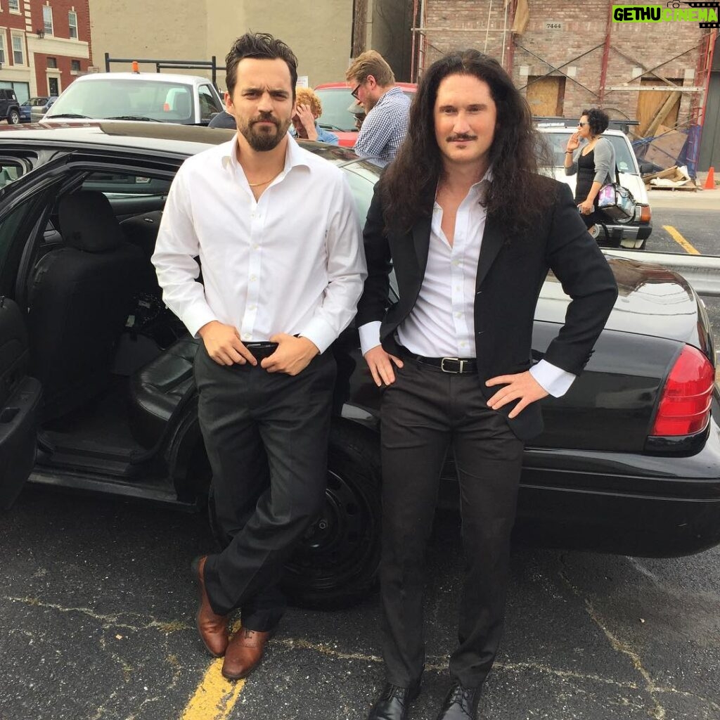 Jake Johnson Instagram - Watch out bad guys @mrsorequads & I are back in Chicago to clean up the filth.