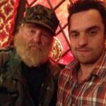 Jake Johnson Instagram - On set with Angel.