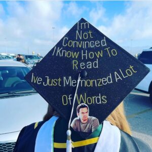Jake Johnson Instagram - Congrats to all the graduates. What a weird year but you made it. Thanks to all those tagging me and sending me this kinda stuff. Always fun to see.