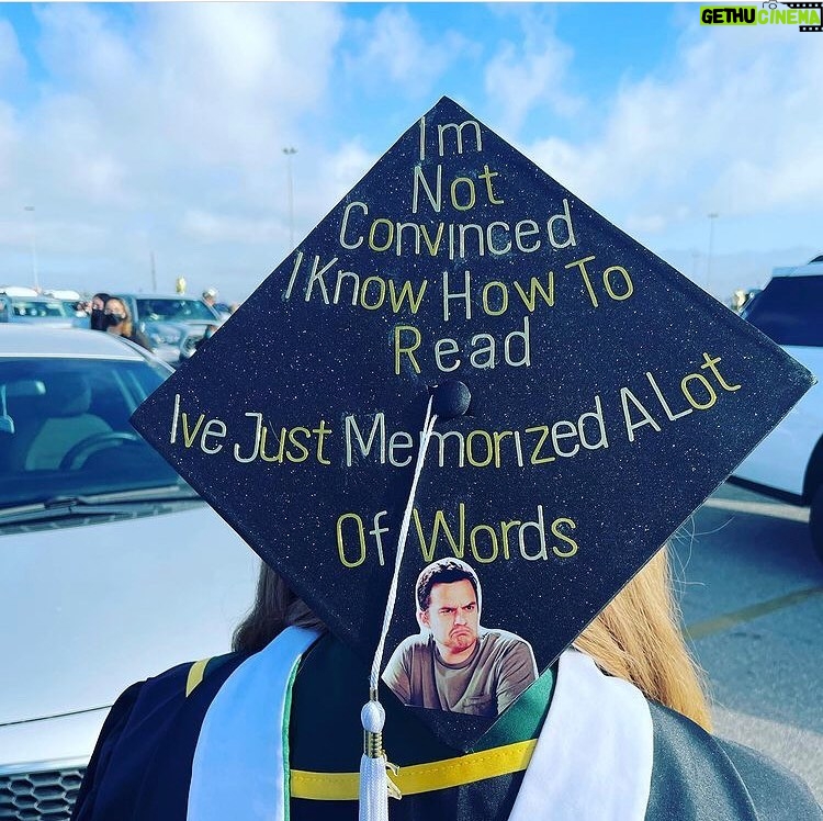 Jake Johnson Instagram - Congrats to all the graduates. What a weird year but you made it. Thanks to all those tagging me and sending me this kinda stuff. Always fun to see.