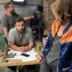 Jake Johnson Instagram - #Stumptown tonight. We learn how Dex & Greyson first met. And @cobiesmulders wears a cool jacket & I wear a @trailblazers shirt because why not? #NBA @3jmccollum
