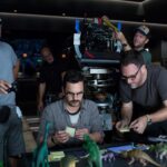 Jake Johnson Instagram - #Tbt @colintrevorrow & I #JurassicWorld #Lowery