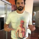 Jake Johnson Instagram – #intothespiderverse #peterparker #shirtlessspiderman