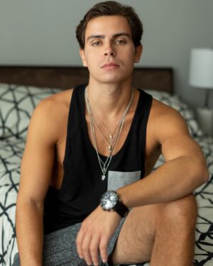 Jake T. Austin Instagram - Comment how you overcome adversity in your life 📝
New drop; link in my story highlight ⬆️

Writer: @paulsalfen for @amfmstudios 
Photographer: @mitchdao.photos
Wardrobe: @asos_man
Watch: @shinola