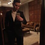 Jake T. Austin Instagram – Black and white attire.