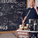James Corden Instagram - Coffeeshop quality drinks ✔️ Coffee shop price ❌ Boom. @keurig #keurigpartner