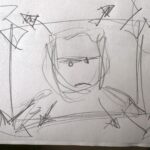 James Gunn Instagram - Spoiler??!! Well, probably not. I’m constantly drawing #SupermanLegacy shots and storyboards all over everything. Here’s one I just sent to my department heads to understand how tight a shot was going to be we had been discussing.