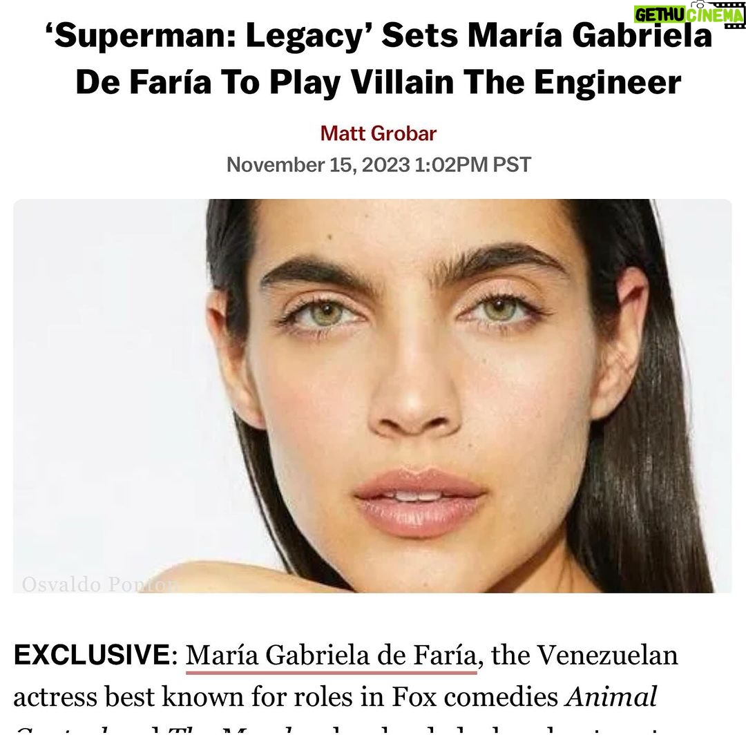 James Gunn Instagram - “Villain” is such a disparaging term!Welcome to the DCU @thefaria, who is not only a wonderful actor, but she laughs in person even more than she does in her IG photos! #theengineer #supermanlegacy #dcstudios