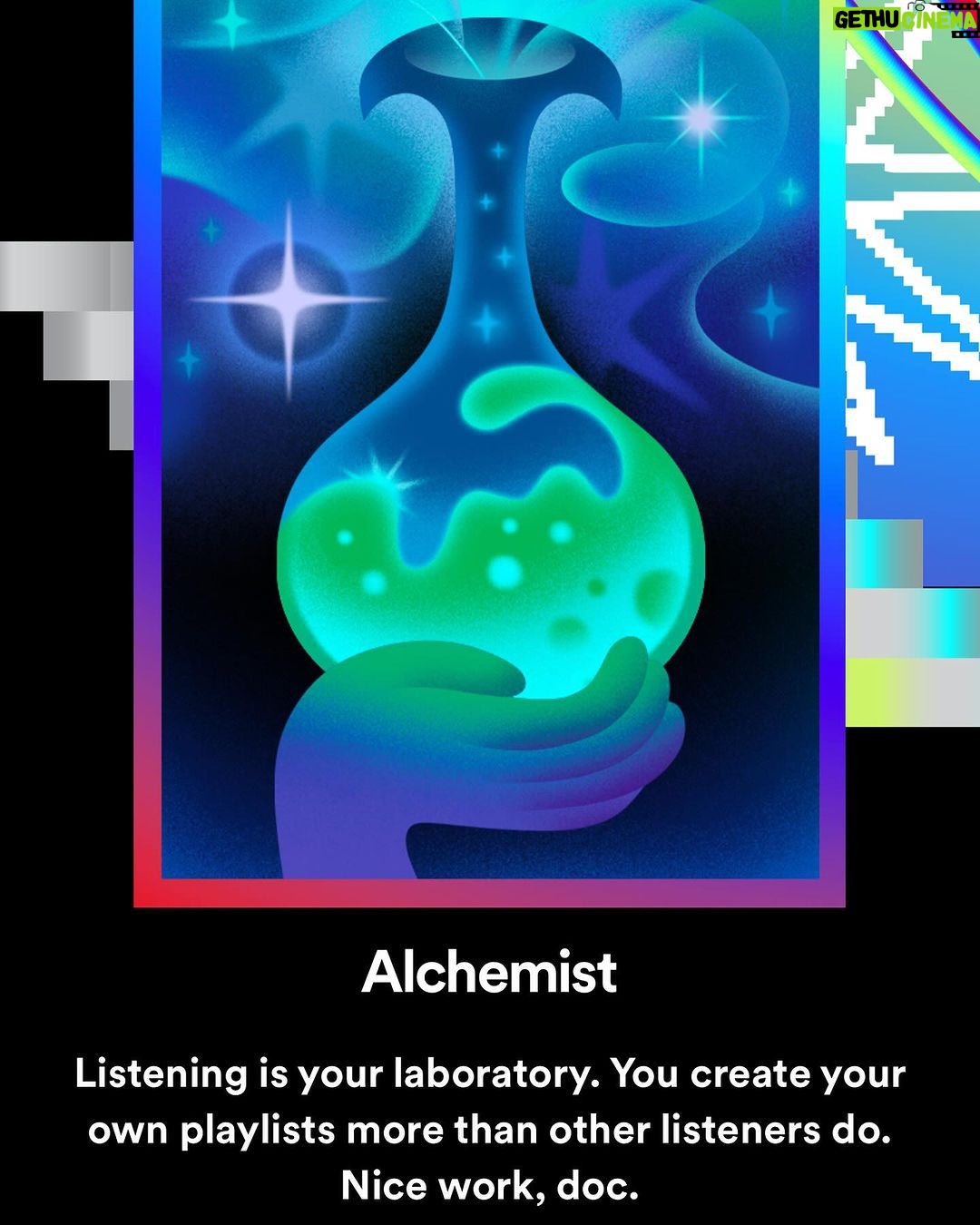 James Gunn Instagram - Some fun facts from my Spotify wrapped. New playlist up now. Link in profile.