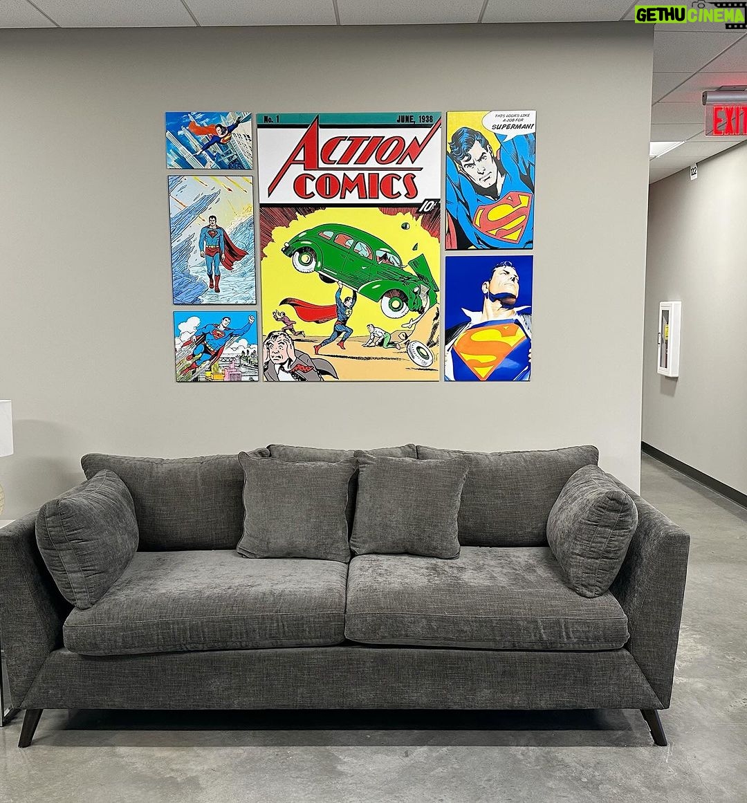 James Gunn Instagram - The Art Department Imps have been decorating the #SupermanLegacy offices.