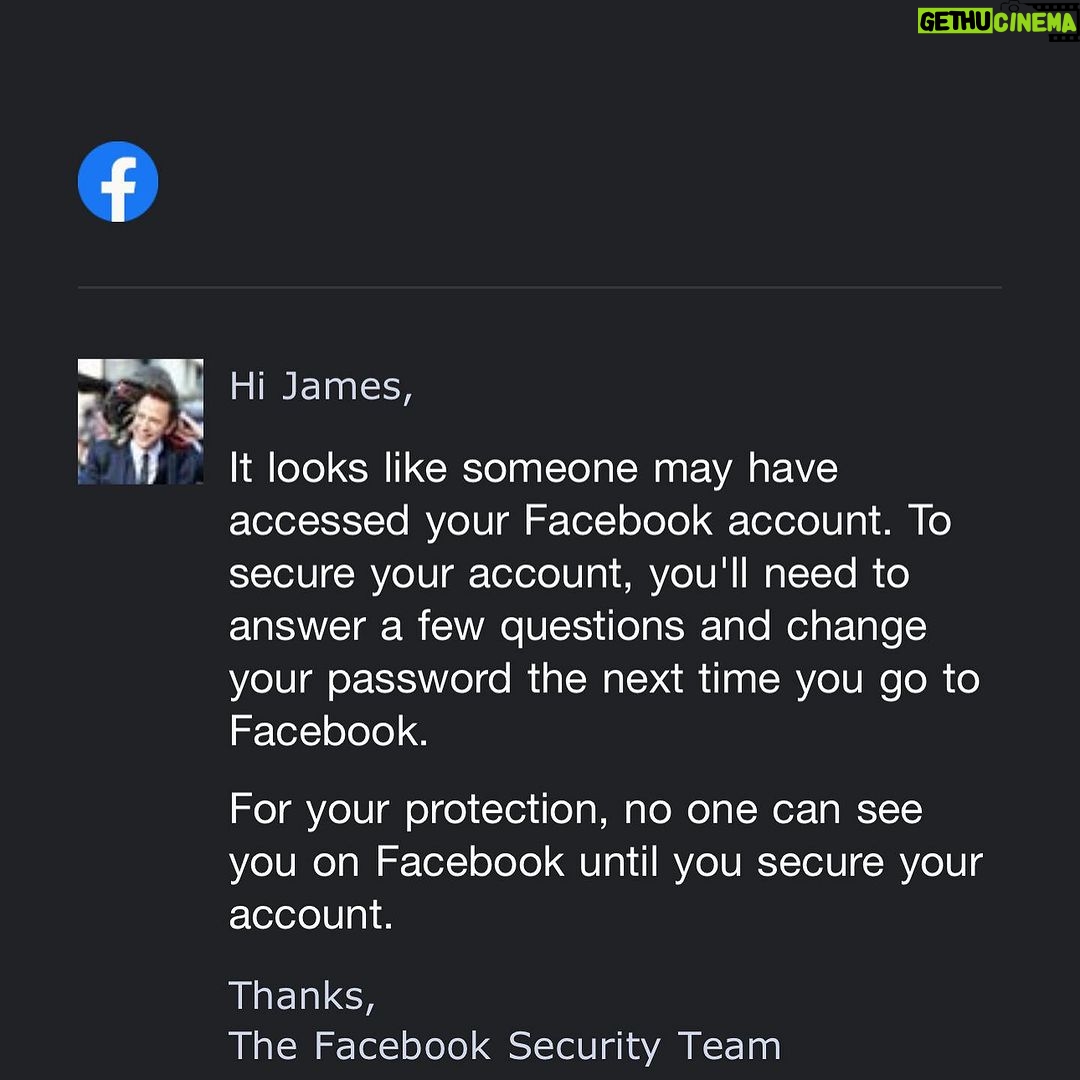 James Gunn Instagram - What happens… and then the broad assumptions made by certain sites. I haven’t been on FB in so long I don’t even know how to answer the questions to get back on.