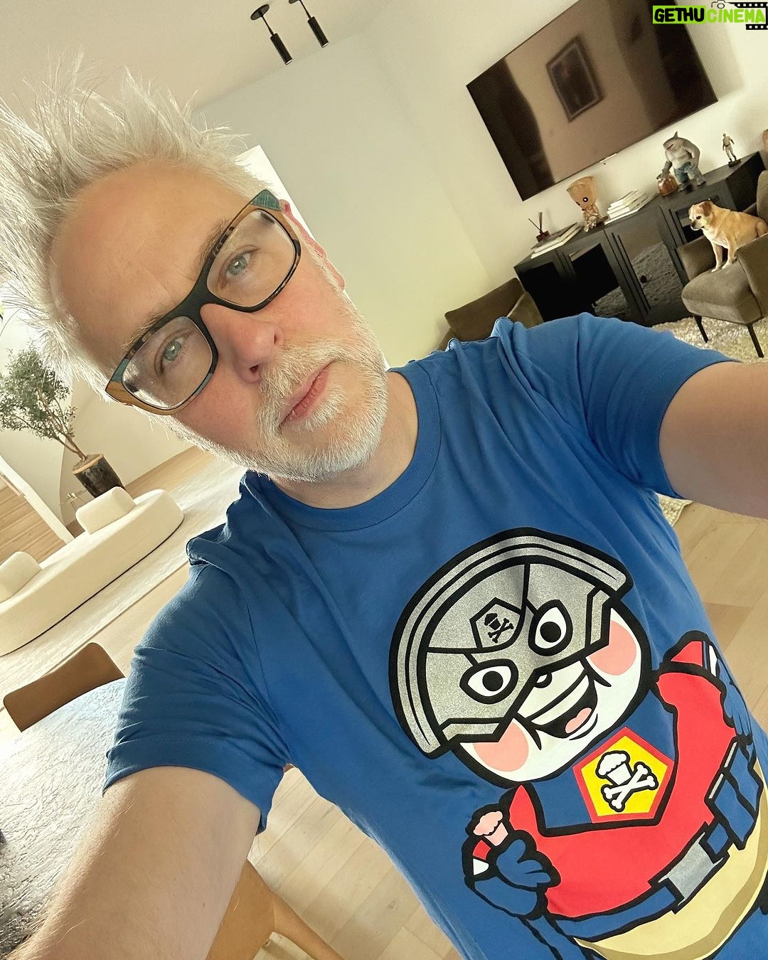 James Gunn Instagram - Thanks to @johnnycupcakes for this shirt.