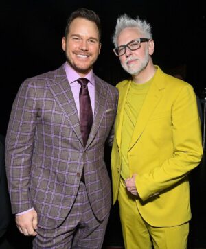 James Gunn Instagram - Happy Birthday, buddy! What a wonderful ten years of friendship and creative collaboration it’s been. Thanks for being a monolithic testament to my good judge of character! 💜🧜‍♂️ @prattprattpratt