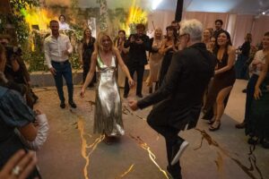 James Gunn Instagram - One year ago today we made our seven year relationship official. It took us a long time to get there, but what a wonderful choice it was and, I don’t know what it’s like for everyone else, but for us, marriage really does make a difference. Making a public promise to each other, your loved ones, and the world has deepened and strengthened our bond, and every day since has been a little bit better than the days before. I love being married and I especially love being married to you, @jenniferlholland. Onto year number two with gusto. ❤️