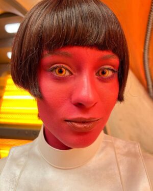 James Gunn Instagram - More of one of my favorite people, @danielamelchior, as Ura in #GotGVol3.