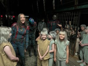 James Gunn Instagram - #GotGVol3 has passed the $800 million dollar mark - that’s more than Vol 1 & Vol 2 excluding Russia - AND we’re still going strong, number four at the box office over a month in. BUT all of that pales in comparison to how much the film resonates with audiences all over the world, how much it means to you, and all the kind messages I’ve received from you about the film. Thank you! 💜 #guardiansofthegalaxyvol3