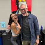 James Gunn Instagram – With the Engineer herself, @thefaria, in town for stunts and costume fittings for Superman. You guys are gonna love this character on screen!