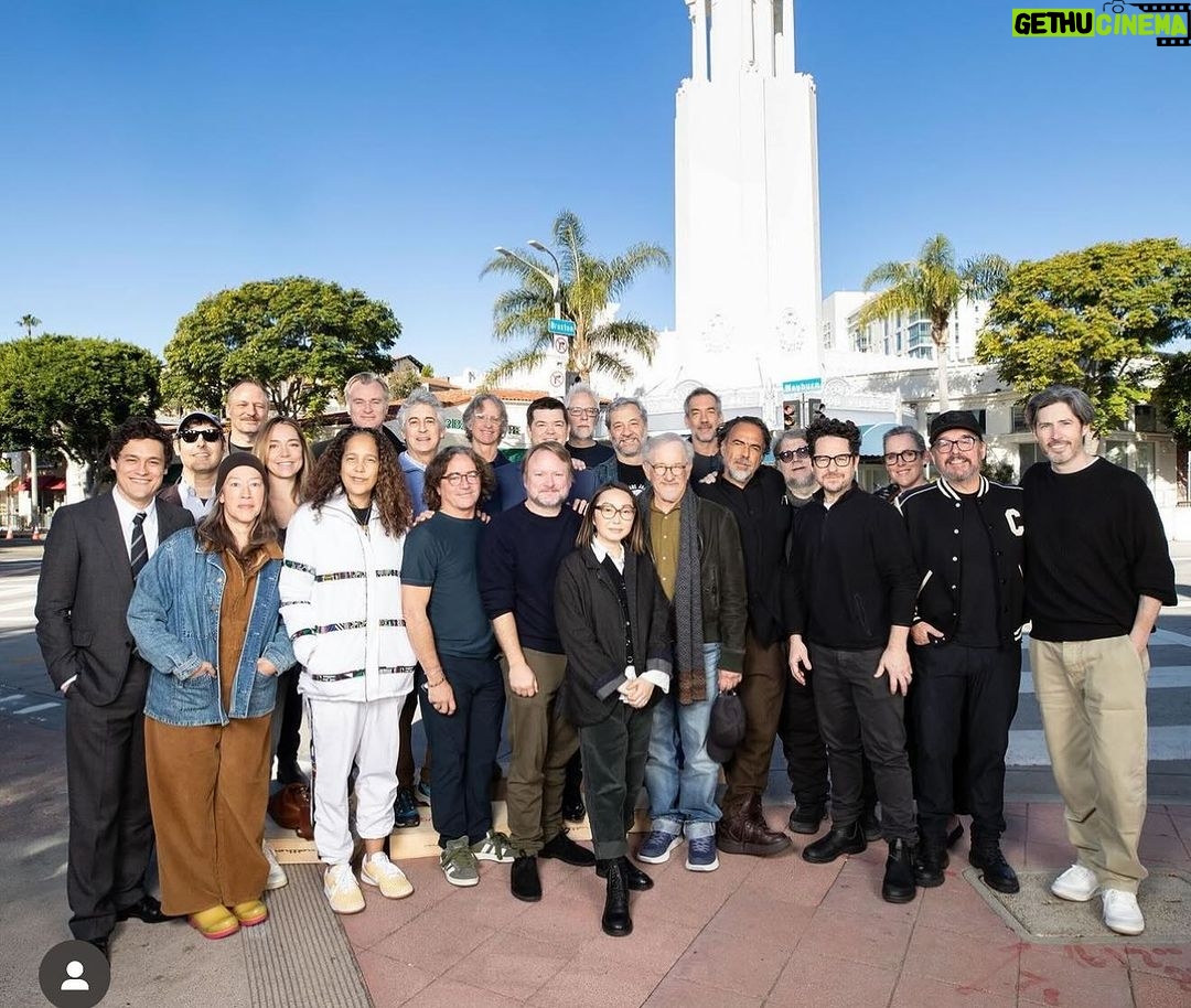 James Gunn Instagram - So pleased to be a co-owner of the Westwood Village Theater with this incredible group of filmmakers. Westwood Village, Los Angeles