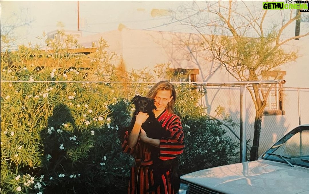 James Gunn Instagram - Around 1986-1989 I played in rock bands - The Icons, the PODS, and even a band called MOM, playing in bars throughout the Midwest and, for a time, Arizona. It was a difficult and sporadically joyous time in my life (in the first picture I’m standing in front of the house my bandmates and I all shared with our dog, Starla, named after our song). At the end of the day I loved writing music and performing but I realized my greater talents lied elsewhere and gave up playing music as my profession (although I still write a bit for various films and science fiction Christmas specials). But I still keep up with some of my former bandmates, such as James Lang, Dino English, and Mike Meitner from the Icons (last photo). They’ve recently remastered our one and only album and put it up on all music platforms. You can listen from the link in my bio. #TheIcons @richarddinoenglish @mikemeitner