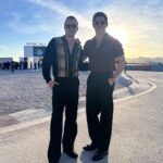 James Marsden Instagram - With my favorite hombre @aaronpaul and @mercedesamg at Speed City, Vegas to kickoff the new GT launch ahead of F1 Vegas! #AMGxIWC
