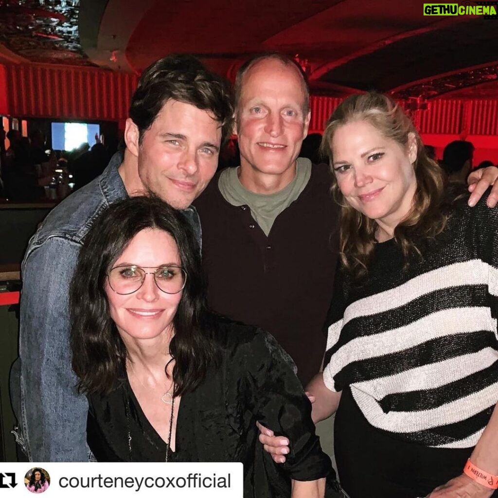 James Marsden Instagram - Friending at the @snowpatrol show with @courteneycoxofficial @woodyharrelson and @marycmccormack . #repost #thewiltern