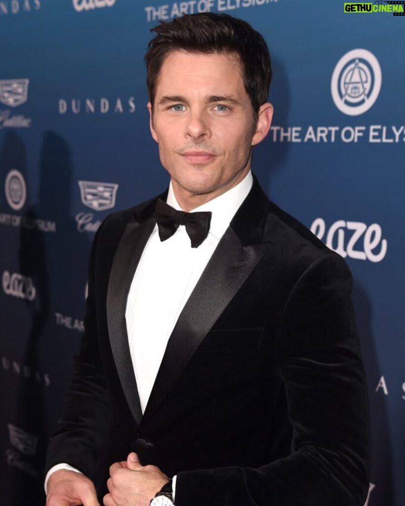 James Marsden Instagram - It’s that tux time of year. ;) Was an honor to support @theartofelysium for their annual HEAVEN fundraiser. Gerhard Richter said it best, “Art is the highest form of hope.” I don’t think anything captures the spirit and efforts of Art of Elysium better and it makes me happy knowing there are people out there helping children and communities in need through the healing powers of art. #heaven #heaven2019 #artheals