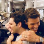 James Marsden Instagram - Some light grappling in the makeup trailer with @rejectedjokes and his motion capture speckled mug. #Sonic