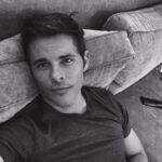 James Marsden Instagram - Happy Monday everyone! In my trailer, just waiting around in B&W. #Sonic