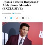 James Marsden Instagram – Bucket list. ✔️#Tarantino #variety