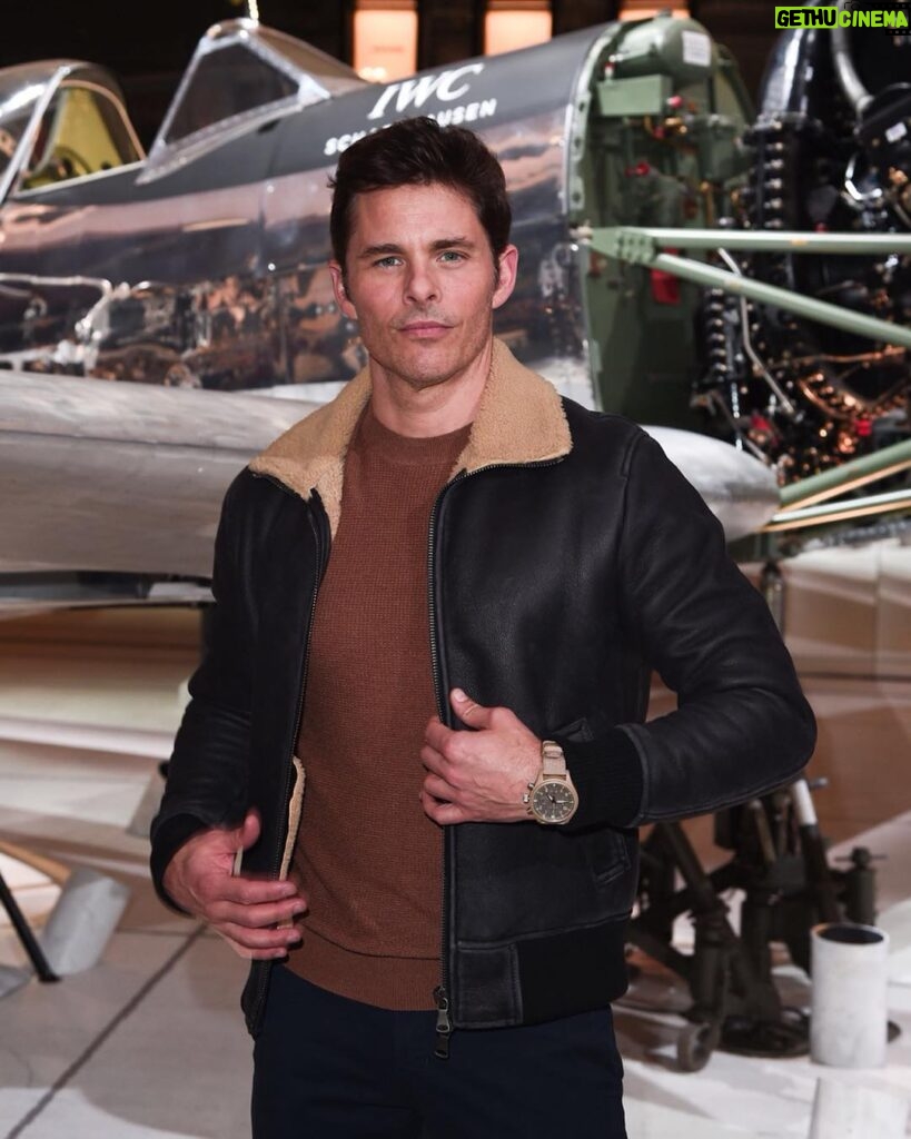 James Marsden Instagram - Honor to meet the pilots flying around the world in the single engine #silverspitfire. First time ever for this legendary aircraft to make the round-the-world trip! Thank you again @iwcwatches for having me. #iwcsihh #sihh2019