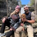 James Maslow Instagram – Much needed getaway camping in Greeter Falls TN.  Where should we camp next?! 🏕️✨🫶🏻🐕