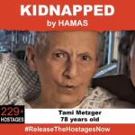 James Maslow Instagram - On October 7th, 78 year old Tami Metzger was stolen from her family when Hamas terrorists invaded Israel. Tami is one of over 229+ hostages being held captive in Gaza in unknown conditions for over three weeks. She should be home with her family. Release Tami now! #releasethehostagesnow #nohostageleftbehind To see photos of all of the hostages and to share a poster yourself, please visit @kidnappedfromisrael