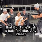 James Maslow Instagram - I was just trying to help! 🤣🤣 @spence @bigtimerush @kendallschmidt @jamesmaslow @therealcarlospena @loganhenderson 🎶