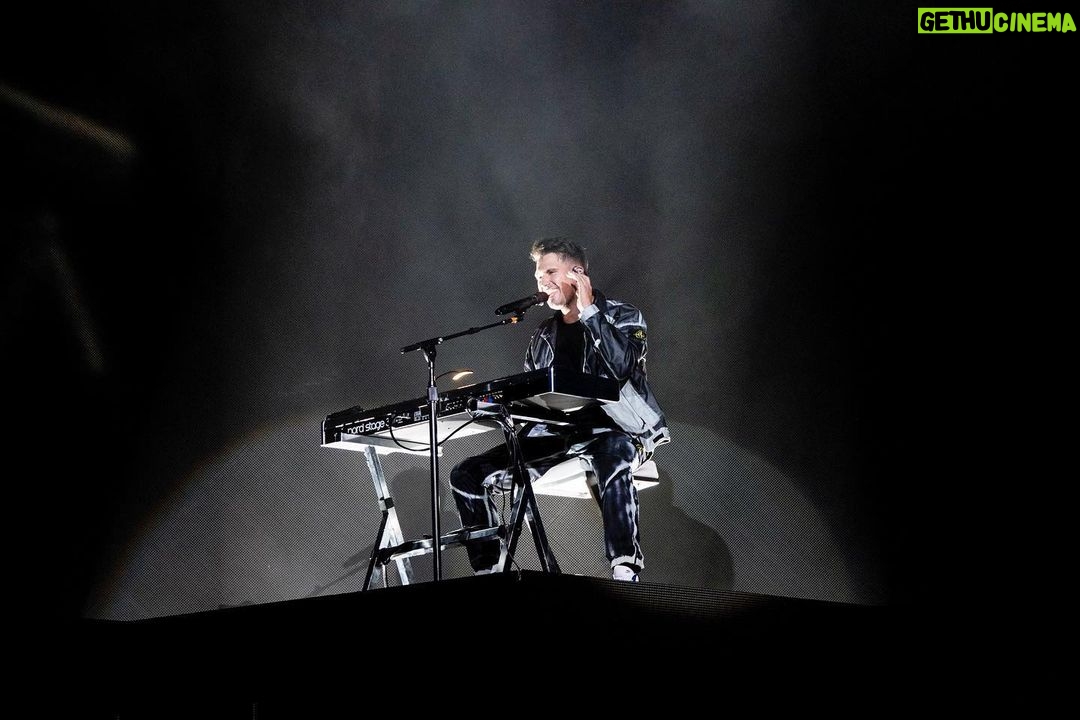 James Maslow Instagram - Night after night y’all continue to impress me with your energy and your passion for this band. I couldn’t ask for anything more! Show 12 tonight 😎 Loving every minute of this tour! 📸 @parisvisone Bethel Woods Center for the Arts