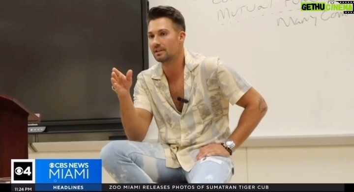 James Maslow Instagram - Incredible day “substitute teaching” at Miami Coral Park Senior High! Thank you @nicholasferroni for allowing me to inspire so many students, and to get a glimpse into the life of an educator. It is certainly one of the most important yet under appreciated jobs. To all the teachers out there, I can’t thank you enough for your patience and your courage. #callmemrmaslow #teachers #school Miami, Florida