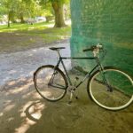 James May Instagram - A pointless pic of my peerless three speeder. But I liked the variety of greens. #Fiveaday