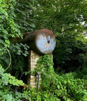 James May Instagram - This old oil tank is strangely melancholic.