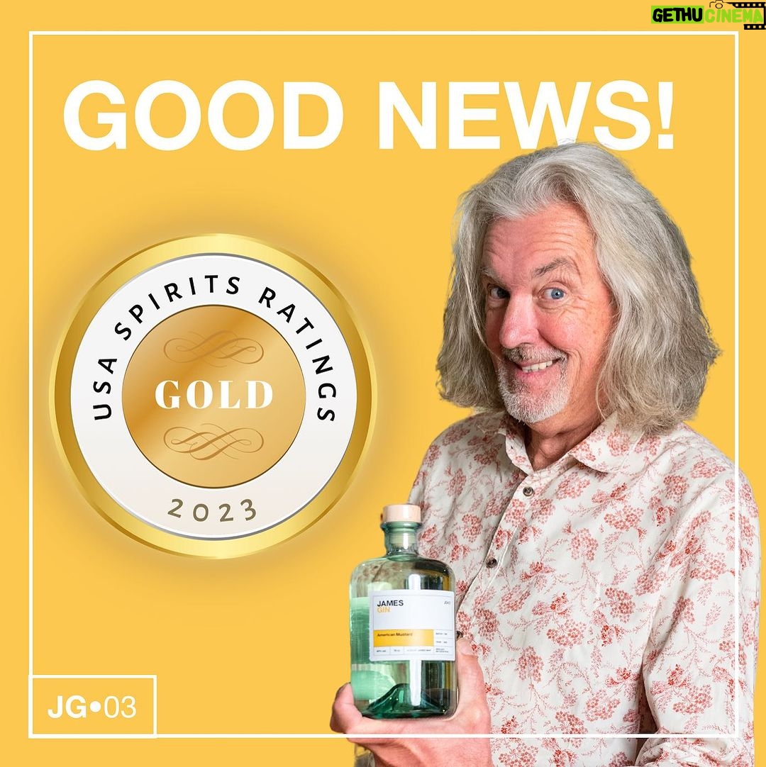 James May Instagram - They say it's got 'a captivating interplay of botanicals.' No-one's ever said that about yours, Bryan.