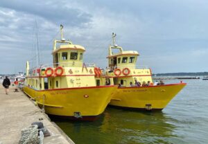 James May Instagram - What a lovely pair of yellow boats. That is all.
