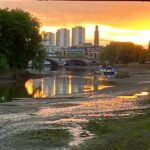 James May Instagram - Riverside scene this evening. Whatevs.