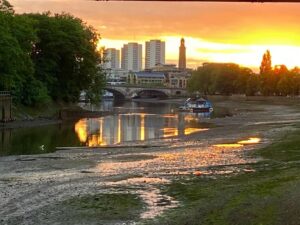 James May Instagram - Riverside scene this evening. Whatevs.