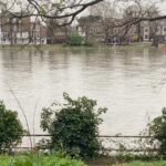 James May Instagram - Boat and random bloke go past Barnes.