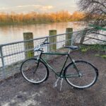 James May Instagram - Riverside wasteland study with surprisingly uncrap three-speed bicycle. (2021, estimate £4.99 - £5.99)