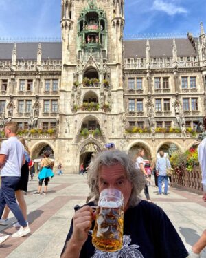 James May Instagram - Munich is the beanz.
