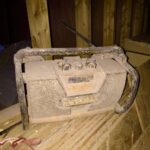 James May Instagram - My builders’ radio. I’d like to see a more spattered one.