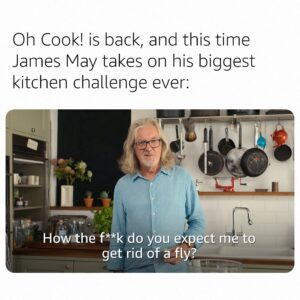 James May Instagram - I know what I'm doing this time...or do I? 🤔 Oh Cook! season 2 is out on @primevideouk now! 👨‍🍳
