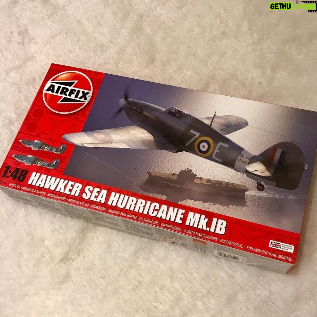 James May Instagram - Given to me on my recent birthday. Do I have a crack at it or leave it on a shelf for 20 years? #AnyoneForAirfix?