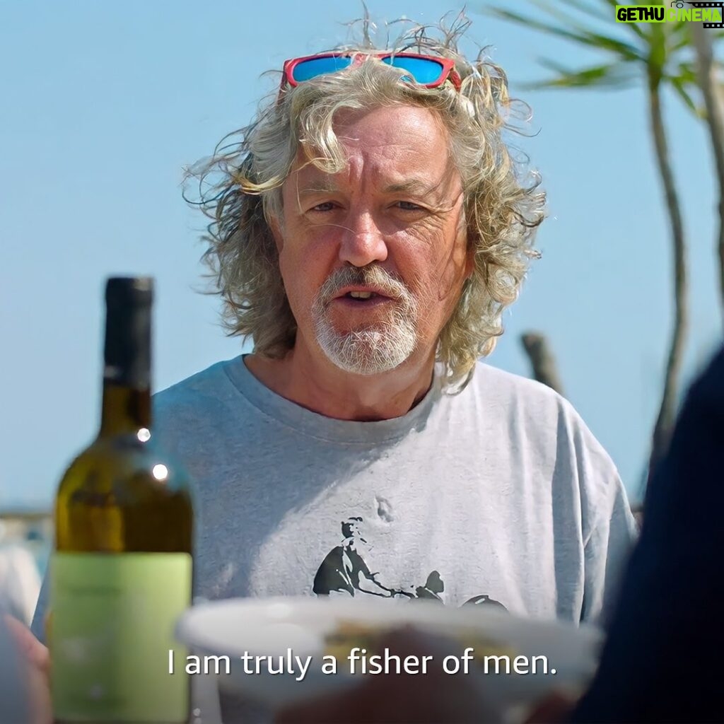 James May Instagram - this really is La Dolce Vita 🤌 for full context join @jamesmaybloke in Our Man in Italy (out now!!) 📺 #OurManInItaly 🎭 #JamesMay