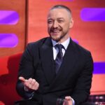 James McAvoy Instagram - Tonight on the @thegrahamnortonshowofficial 10.35 on @bbc talking about Cyrano de Bergerac and My son. Lovely suit by @giorgioarmani and grooming by the lovely @tarahmakeup