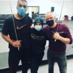 James McAvoy Instagram - So good to be back with @kombat_kate teaching us weird fights for Cyrano and @naribm actor/assistant director. #cyranodebergerac #cyranowestend #cyrano @jamielloydco